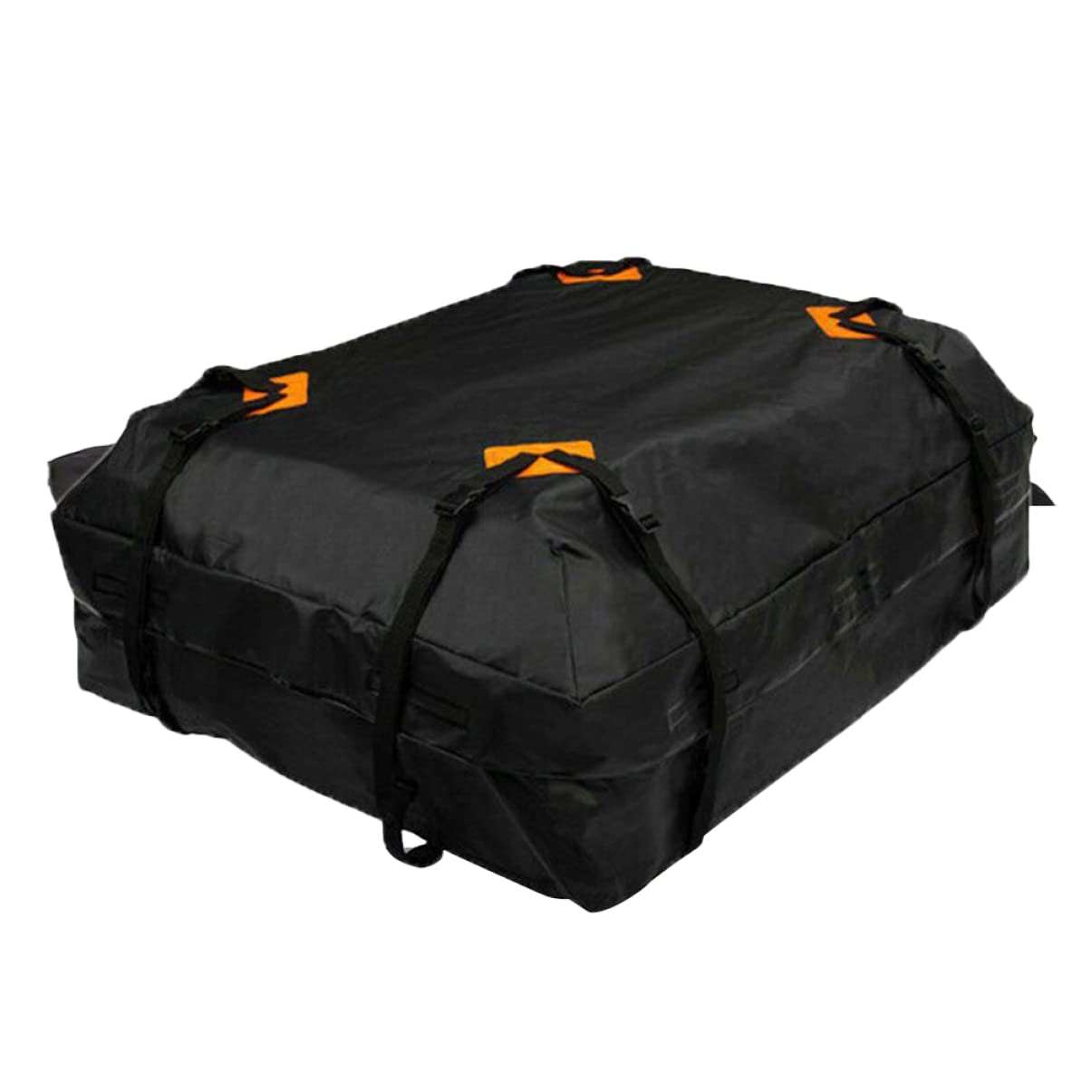 MUCKLILY 2 STK Dachtasche car roof Bag Auto dachgepäckträger wasserdichte Handytasche Frachtträger auf dem Dach Auto Dach Ladung Halter wasserdichte Dachgepäcktasche 600d Oxford-Stoff Black von MUCKLILY