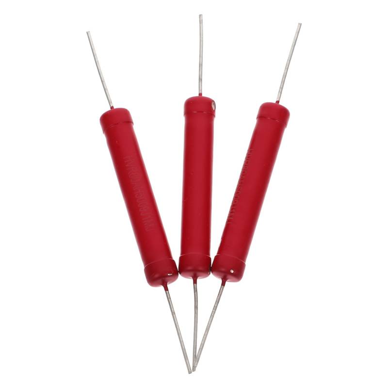 MUCKLILY 2 Sätze Widerstand Thermistor-temperatursensor Multi Spannungsprüfer Potentiometer Nicht Draht Motor Trennen Widerstände Sortiment Kit Relais Glasurfolie Rot 3 Stück * 2 von MUCKLILY