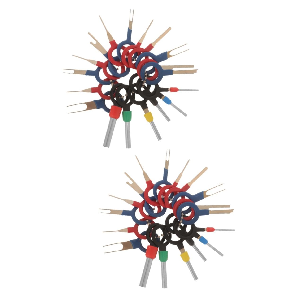 MUCKLILY 2 Sets Auto Stecker Werkzeug Set Elektrische System Werkzeuge Terminal Entfernungswerkzeug Elektrisches Pin Entfernungswerkzeug Tür Pin Entfernungswerkzeug Uhr Pin von MUCKLILY