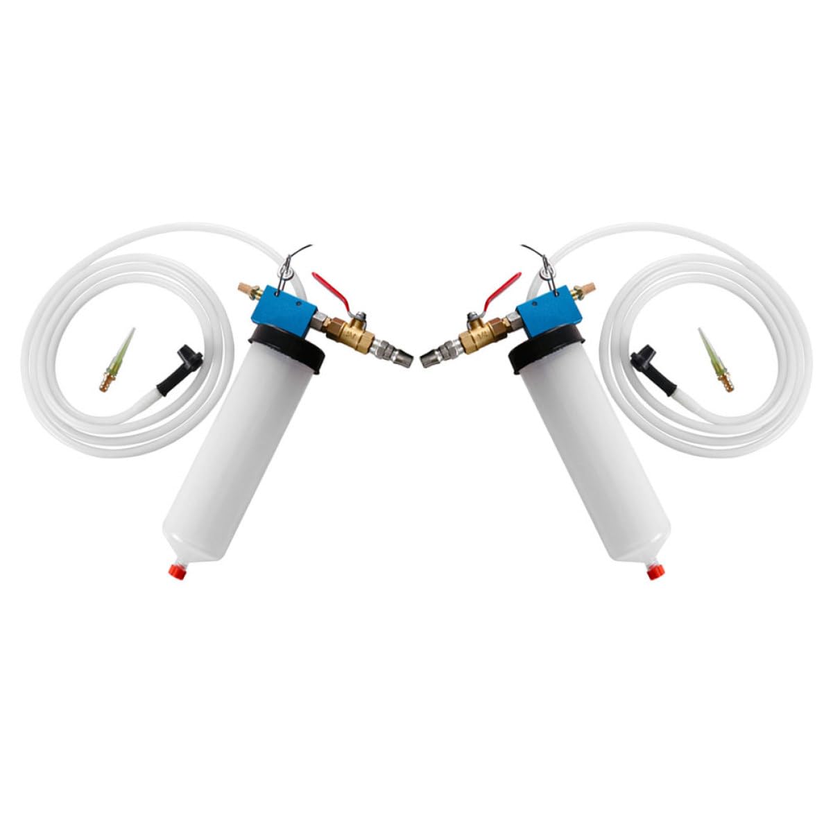 MUCKLILY 2St Bremsöl-Absaugwerkzeug bremsflüssigkeit absaugen bremsflüssigkeit wechseln Auto Bremsflüssigkeitsentlüftung Bremsölwechselwerkzeug Bremsentlüftungspumpe Bremswerkzeug Metall von MUCKLILY