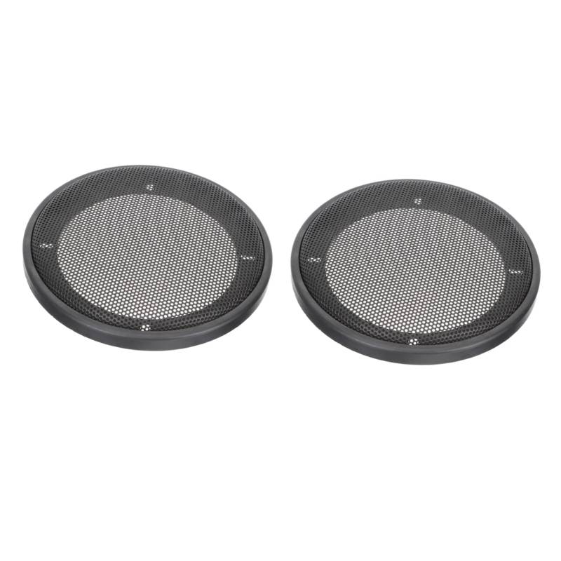 MUCKLILY 2St Lautsprechergitter Subwoofer-Grillhorn Woofer Lautsprecher Mesh lautsprecher abdeckung Lautsprecherabdeckung Netzabdeckungen für Lautsprecher Lautsprechernetzabdeckungen Black von MUCKLILY