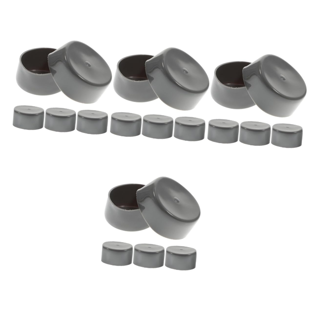 MUCKLILY 32 Stk Lagerschutz Anhängernabenabdeckungskappen Fettdeckel für Anhängerlager Trailer bearing rustfree Wheel bearing Staubschutzhüllen Lager Staubschutz Gummi Grey von MUCKLILY