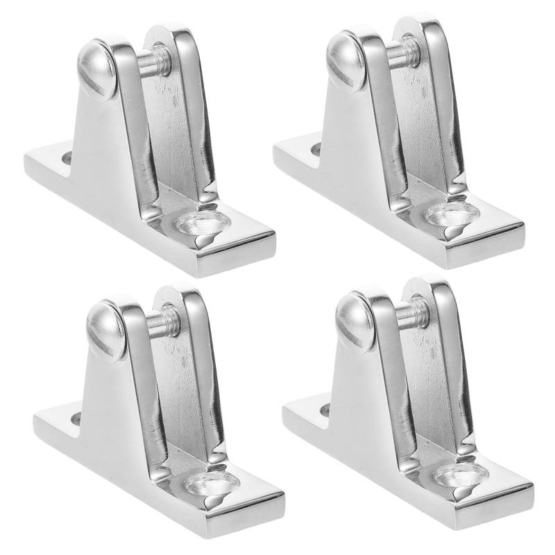 MUCKLILY 4 Stück Wohnmobil Hardware Wohnmobil Zubehör Deck Marine Zubehör Marine Hardware Boots Hardware Marine Teil Edelstahl Hardware Edelstahl 316 Silber von MUCKLILY