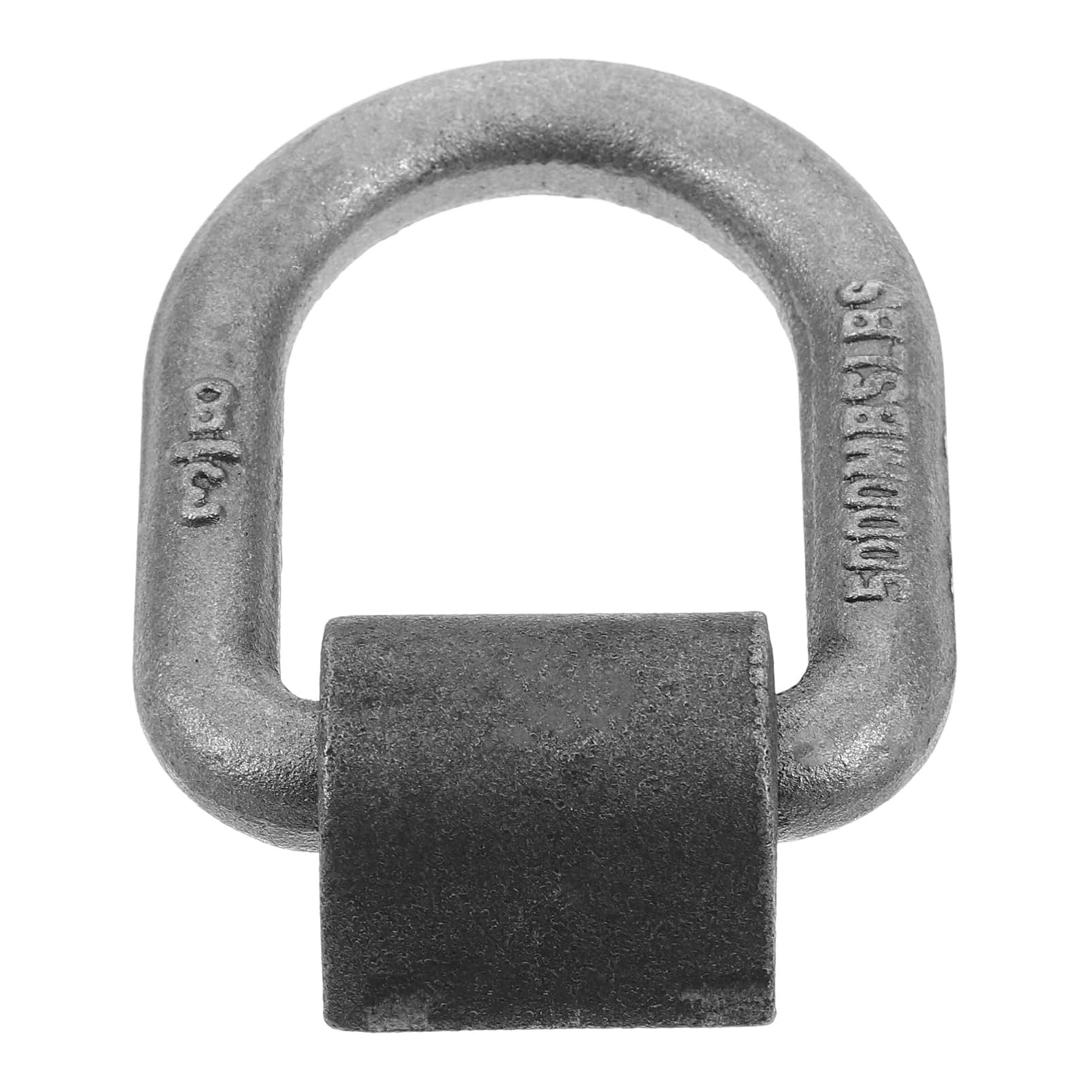 MUCKLILY Anhänger Zubehör D-Ring Aus Metall D-Ring Anschweißen D-Ring- D-Ringe Anschweißen D-Ringe Für Anhänger Schweißbare D-Ringe Grey Geschmiedeter Stahl von MUCKLILY