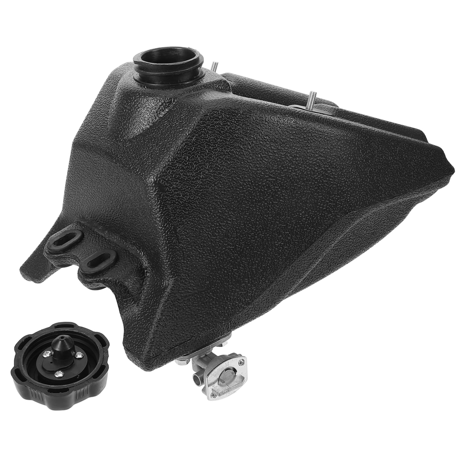 MUCKLILY Atv-kraftstofftank Motorisierter Fahrradmotor Tankdeckel Auto-luftpumpe Kompressor Kraftstoffförderpumpe Mini-gastank Kraftstoff Kann Black Plastik von MUCKLILY