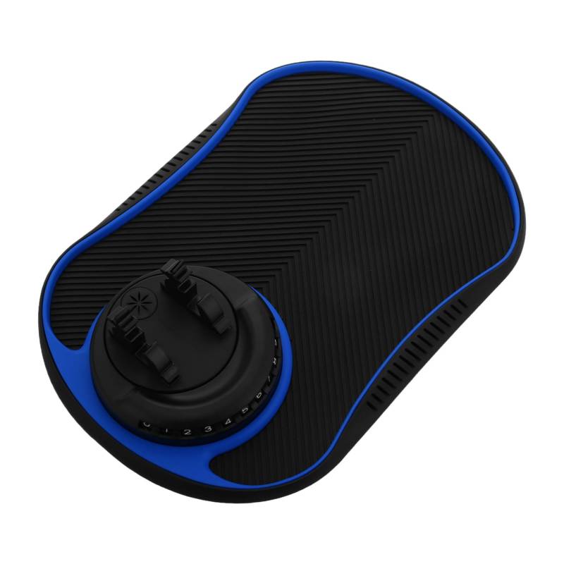 MUCKLILY Auto Anti-Rutsch-Pad armaturenbrett Matte Anti-Rutsch-Armaturenbrettmatte fürs Auto Telefonhalter Handy Halterung rutschfeste Matte Dash Matte Auto-Armaturenbrett-Zubehör PVC Blue von MUCKLILY