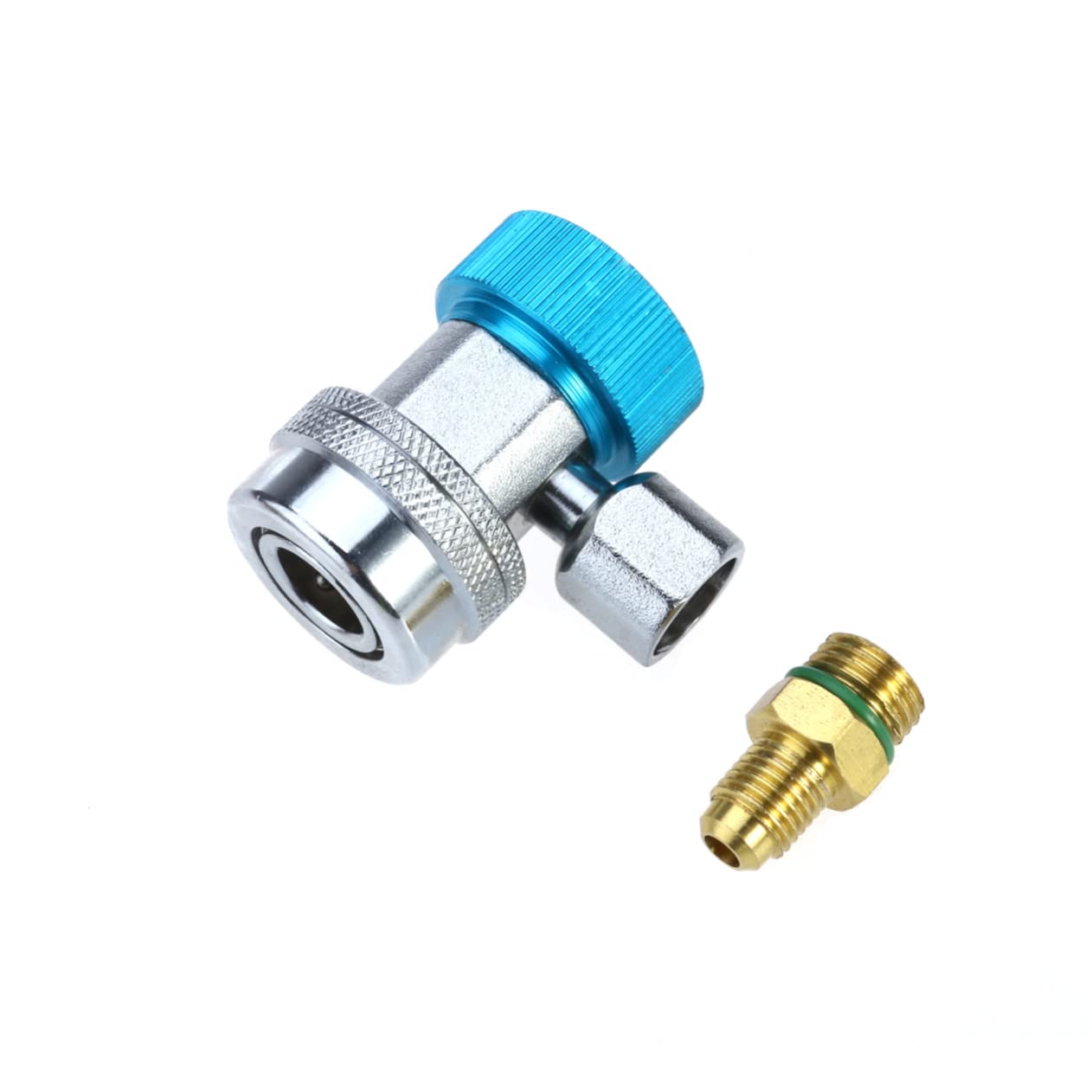 MUCKLILY Auto Klimaanlage R134A Schnellkupplung Stecker Adapter Blau & Rot Praktische Adapter Für Auto Klimaanlagen Und Luftpumpen Ideal Für Kfz Werkstätten Und Heimgebrauch von MUCKLILY