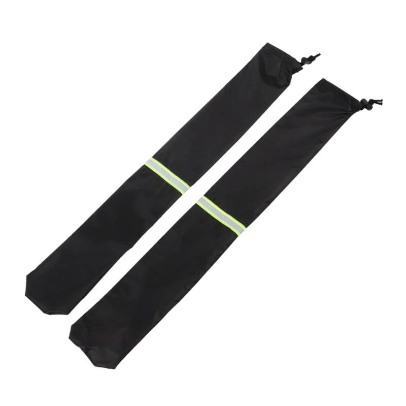 MUCKLILY Autowischerabdeckung Reiniger Auto windschutzscheibe Sonnenschutz Aufkleber Fahrzeug Auto zubehör Auto zübehör Autozubehör Windschutzscheibenabdeckung für Auto Polyester Black von MUCKLILY