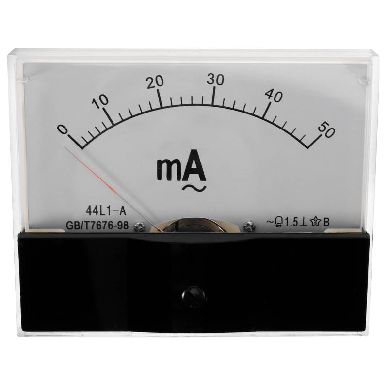 MUCKLILY DC-Voltmeter Voltmeter-Panel analoges Einbaumessgerät Panel-Voltmeter Volt-Spannungsmesser analoges Voltmeter Plastik von MUCKLILY