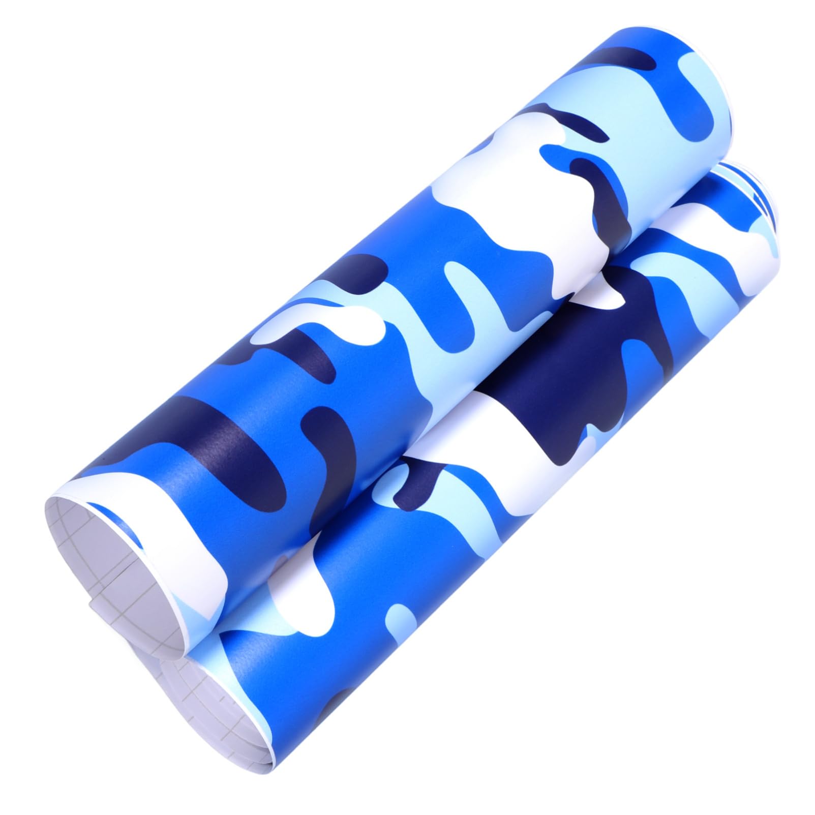 MUCKLILY Farbwechselfolie Tarnfarbene Fahrzeughaut Autofolierung im Tarnmuster Camo-Wrap Tür Auto Aufkleber autozubehör Tarnfolie für die Autoabdeckung Laptop-Aufkleber-Dekoration PVC Blue von MUCKLILY