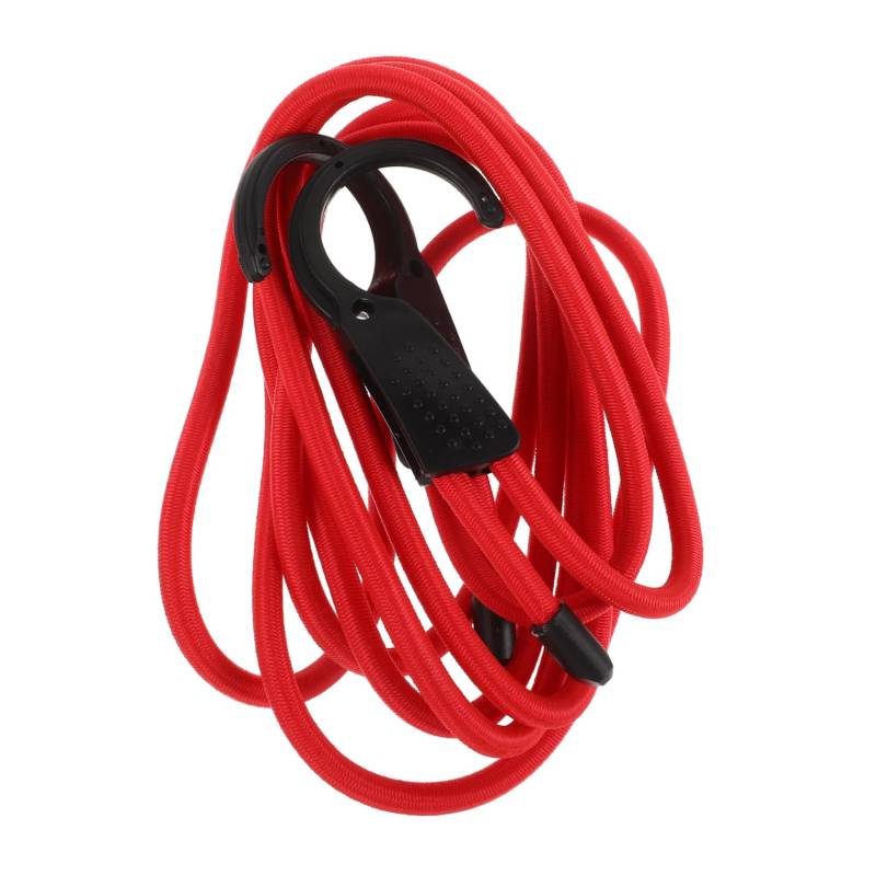 MUCKLILY Gepäck Seil Bungee-seile Ratschengurte Bungee-seil Mit Haken Seilbänder Bungee Seil Spanngurte Mit Nockenschnalle Windenzuggurt Schockschnur Stretchband Riemen Binden Abs Rot von MUCKLILY