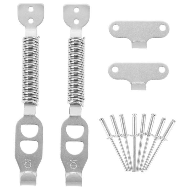 MUCKLILY Haubenstift Haubenstiftschloss Aus Robustem Stahl Mit Fester Halterung Für Kofferraum Windfestes Seil Zur Sicheren Einstellung Der Riemenscheibe Ideales Racing Außenzubehör Für von MUCKLILY