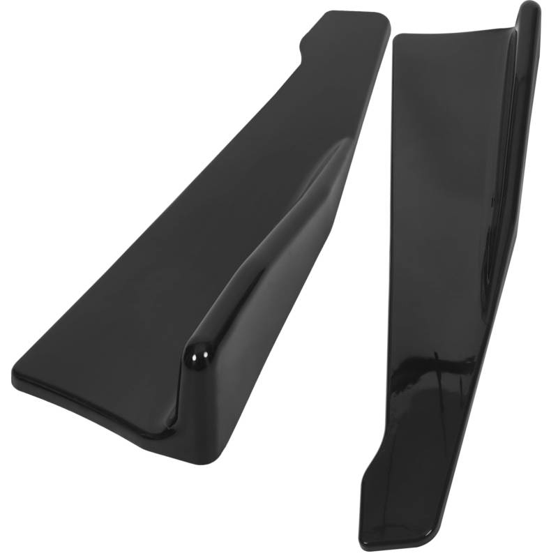 MUCKLILY Heckspoiler Lip Spoiler Für Auto Modifizierte Stoßstange Diffusor Fahrzeug Heckspoiler Zubehör Hochglanzschwarz Auto Exterior Accessoires von MUCKLILY