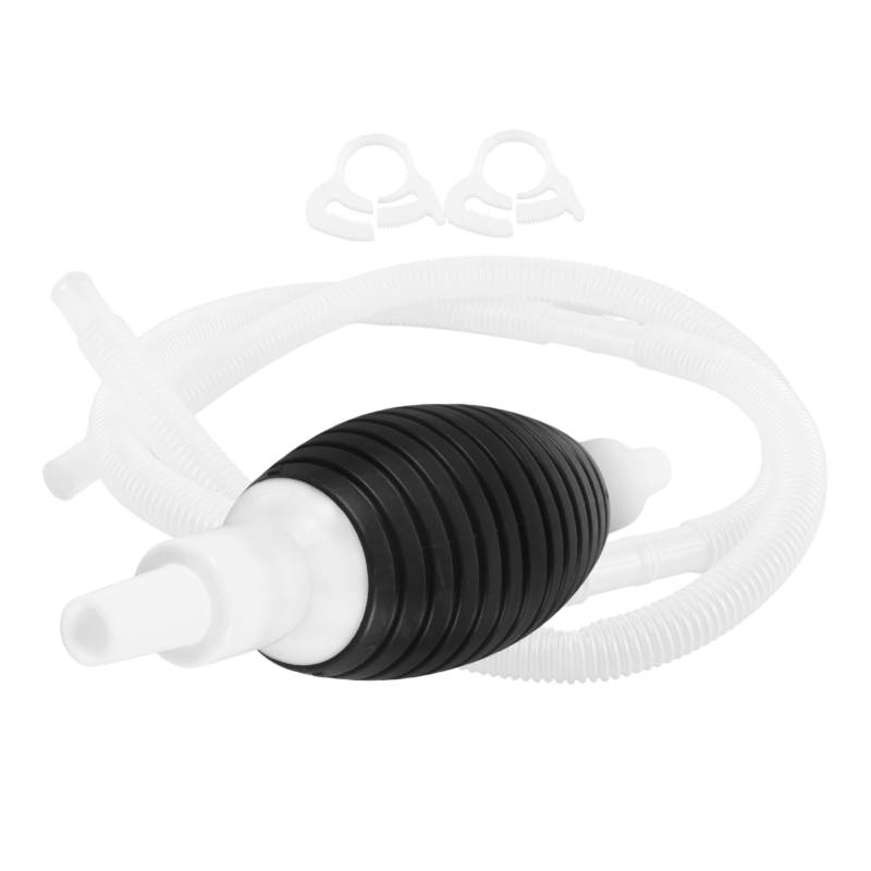 MUCKLILY Ölextraktor Fußpumpe Wassertransferpumpe Benzin Handbuch Für Die Kraftstoffförderpumpe Siphonpumpe Für Den Gastank Wassertischpumpe Getriebeölpumpe Wasserkrug Pumpe Black Eva、pvc von MUCKLILY