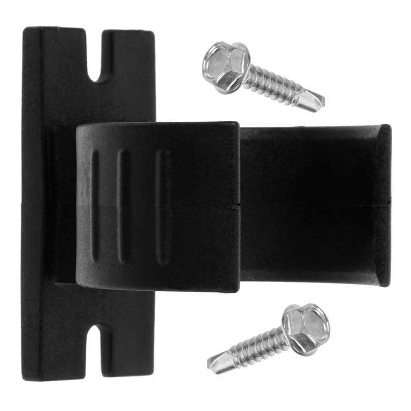 MUCKLILY RV-Steckerhalter Adapter Kabelbinder Auto anhänger stecker Halter Halterung für Anhängerstecker Anhängerkupplungshalter Anhängerkupplung mit Steckerhalterung Plastik Black von MUCKLILY