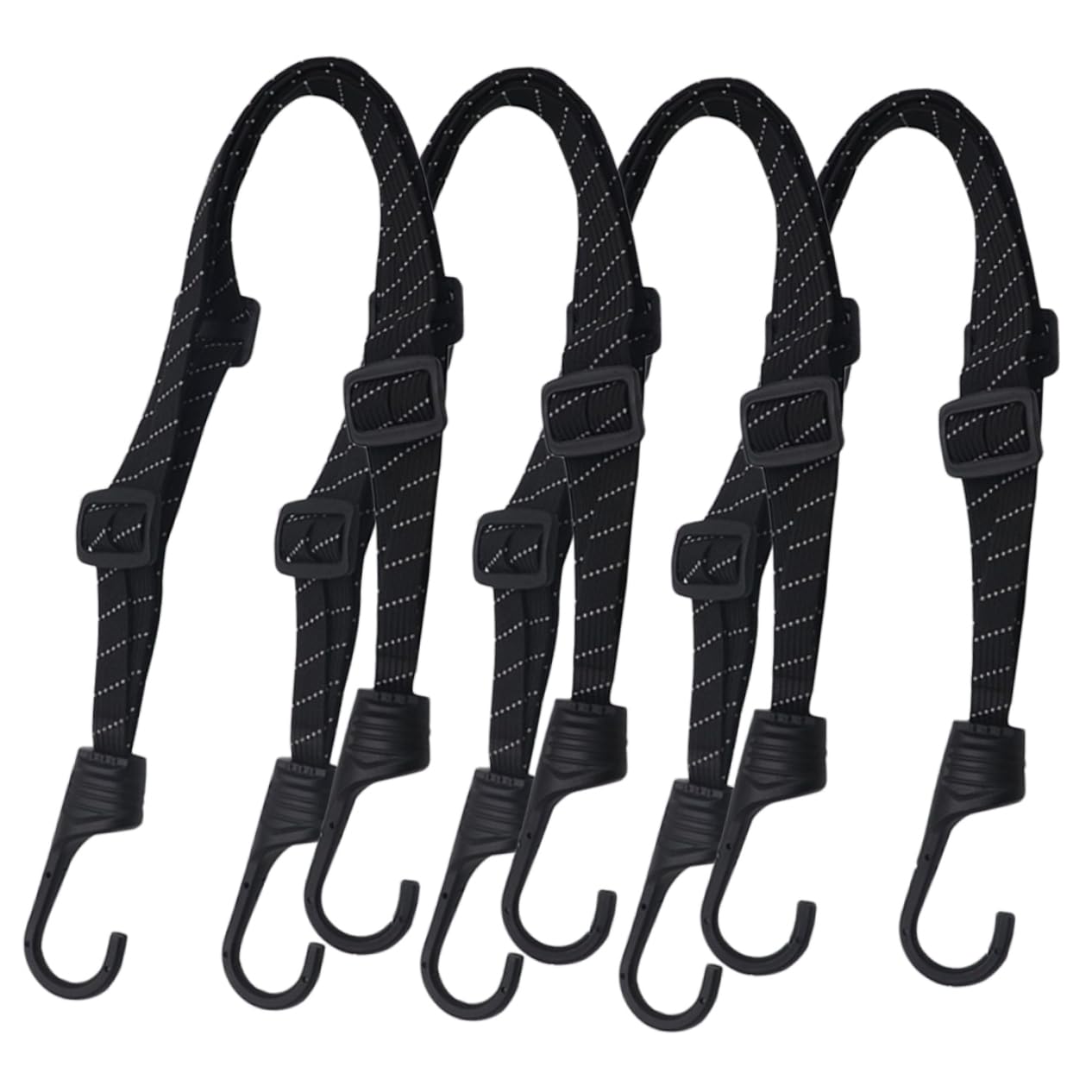 MUCKLILY Schwerlast Nylon Kordel Fahrrad Gepäckspanner Verstellbare Gurte Mit Haken Ideal Zur Ladungssicherung Und Befestigung Von Und Fahrradgepäck von MUCKLILY