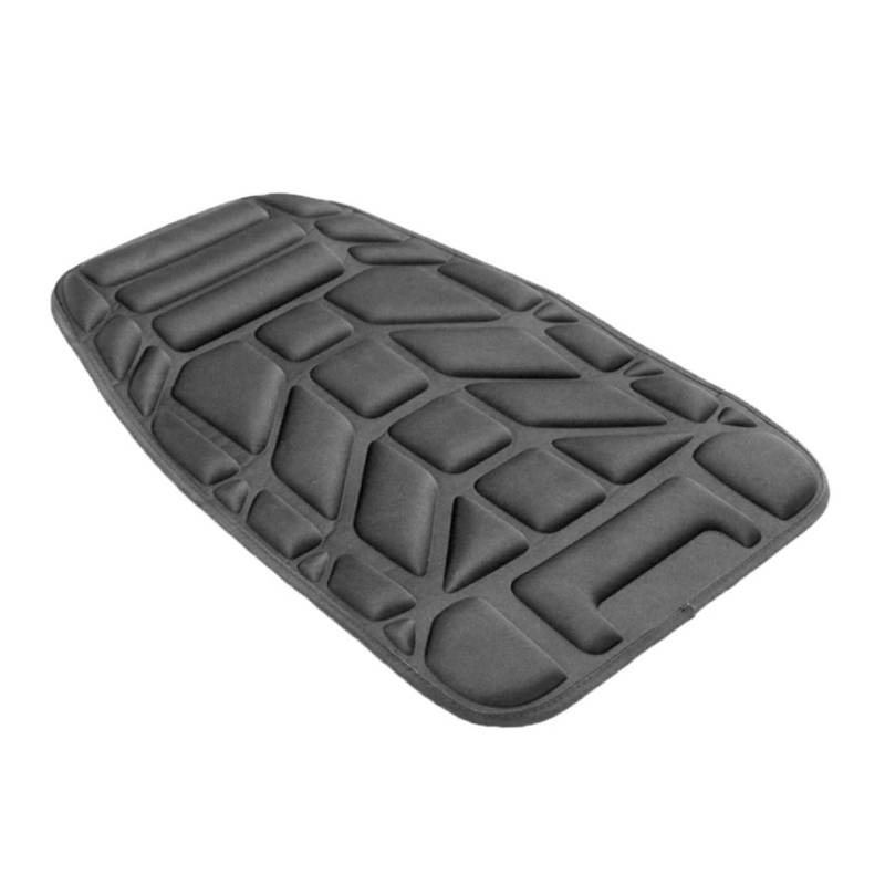 MUCKLILY Sitzkissen Für Geländefahrzeuge Auto Sattel Wohnmobil Dirt Bike Sitzbezug Sitzkissen Fahrrad Kissen Für Gaming-Stuhl Stadionsitzkissen Roller Quad Tragbar Fahren Black PVC von MUCKLILY