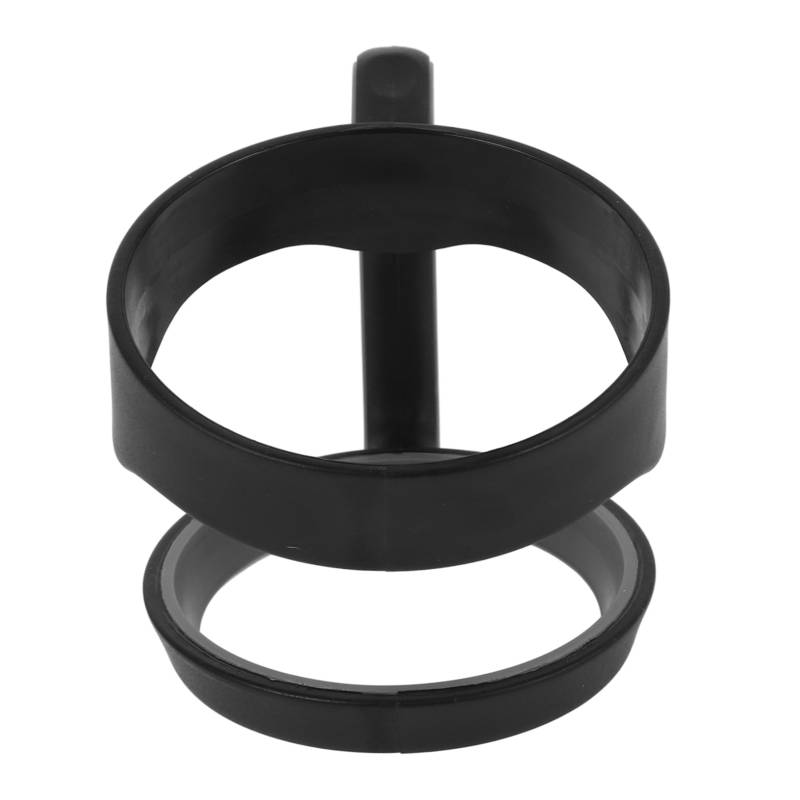 MUCKLILY Weinglashalter Handhaben Reisen Träger Getränke Isolierte Kaffeetasse Griff Einer Kaffeetasse Kaffee Reisebecher Zusammenklappbar Einstellbar Tassen Kaffeebecher Auto Black Plastik von MUCKLILY