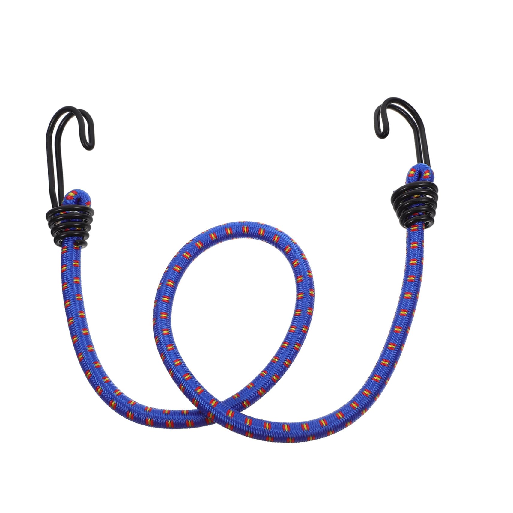 MUCKLILY Zeltseil gummischnur gummiseil Hochelastisches Seil zeltzubehör Sicherung der Verzurrung elastische Spanngurte Bungees mit Haken Hochleistungs-Bungee-Seile mit Haken Baumwolle Blue von MUCKLILY