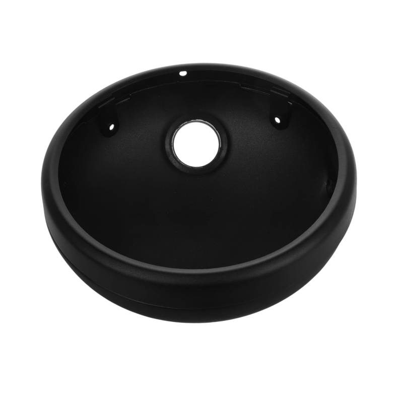 MUCKLILY -scheinwerfergehäuse Lampe Elektrischer Rasenmäher Nebelscheinwerfergehäuse Wiederaufladbar Nebellichter Solar-gartenleuchten Scheuklappen Glocke Aluminium Black von MUCKLILY