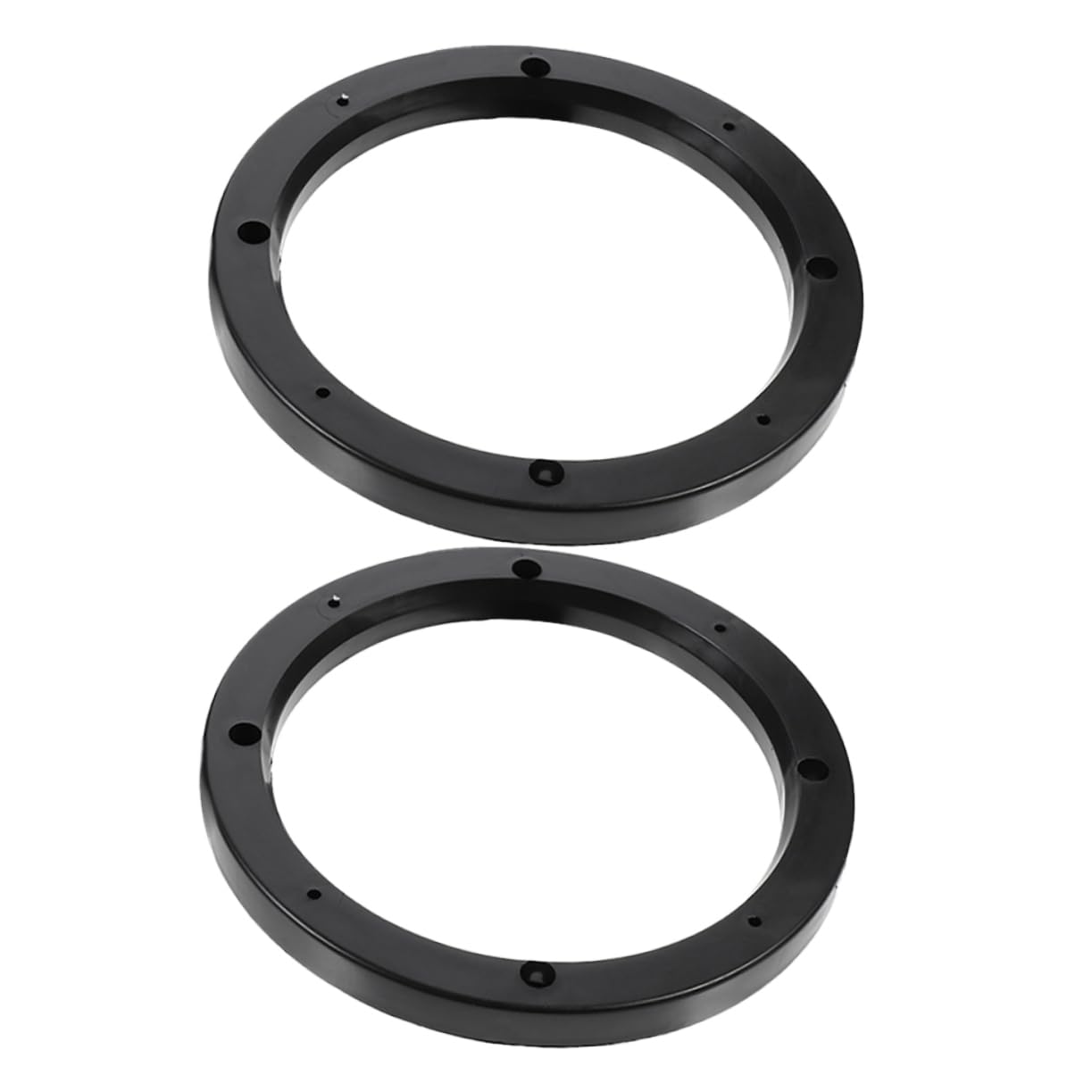 MUELODSIC 2 Stücke Autohupenauflage Auto Lautsprecher Dichtungsring Auto Lautsprecher Adapter Lautsprecher-Abstandshalter-Adapterring Distanzring für den Lautsprecheradapter Black von MUELODSIC