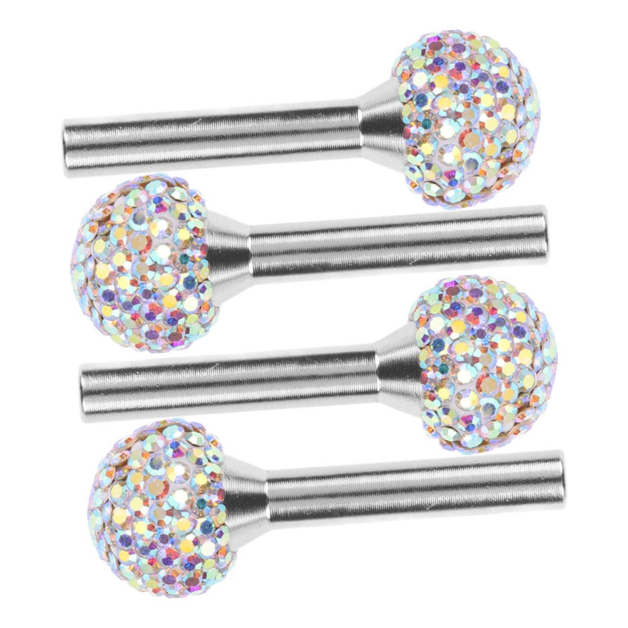 MUELODSIC 4 Stücke Auto Türschloss Knopf Pull Pins Strass Auto Türschloss Pull Pin Abdeckungen Universal Auto Innen Zubehör Für Fahrzeuge von MUELODSIC