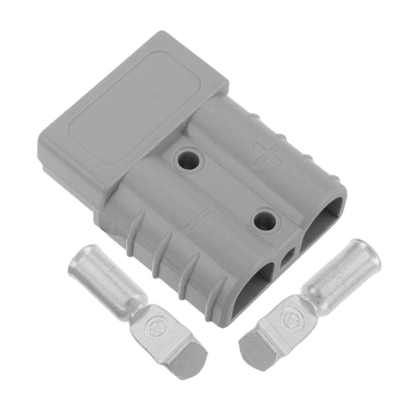 MUELODSIC Gabelstapler Ladestecker Batterien Terminals Kabelverbinder Batterie Elektronik Stromanschluss Stecker Adapterstecker Elektrischer Gabelstapler Ladegerät PC Grau von MUELODSIC