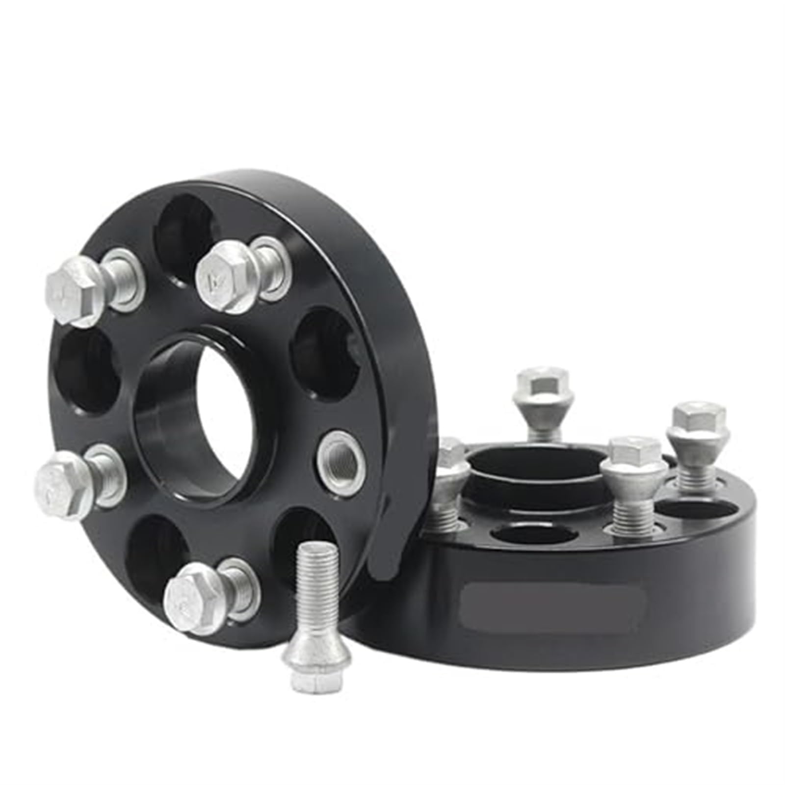 MUEOSI 2 stück 20/25/30/35/40mm PCD 5x130 CB 84,1 for 78,1mm Rad Spacer Adapter 5 Lug, for Ssangyong, for Benz, G-Klasse, for Fiat, Ducato Radadapter(Black 2PCS 78.1MM 25MM) von MUEOSI