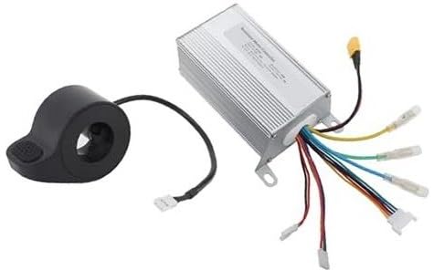 MUEOSI 36 V 350 W Scooter-Controller, Metallgehäuse, Drosselklappen-Armaturenbrett, empfindliche Steuerung, Scooter-DIY-Umrüstsatz E-Bike Bürstenmotor Controller von MUEOSI