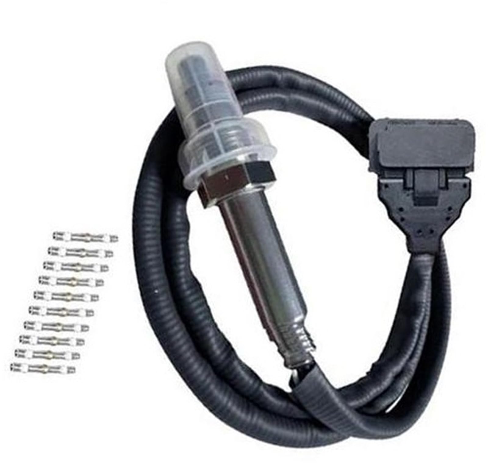 MUEOSI 4326862 5WK96751C A045S156 SNS151C A2C95993300-01 Stickstoff-Sauerstoff-Sensor NOX-Sensoren for Cummins-Motor Stickoxid-Sensor Sauerstoffsensor im Auto(Black Probe) von MUEOSI