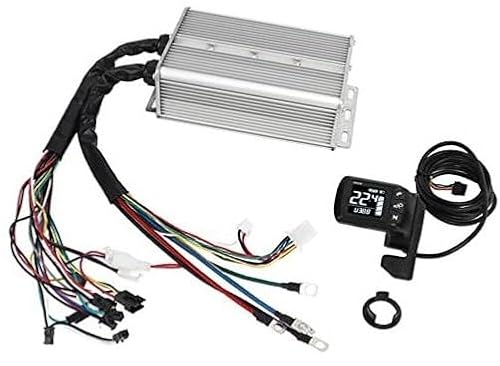 MUEOSI 48 V 60 V 1500 W Elektroroller-Controller und GZ3-LCD-Display-Umrüstsatz, Einzelkilometer, for 22,5 mm Lenker E-Bike Bürstenmotor Controller von MUEOSI