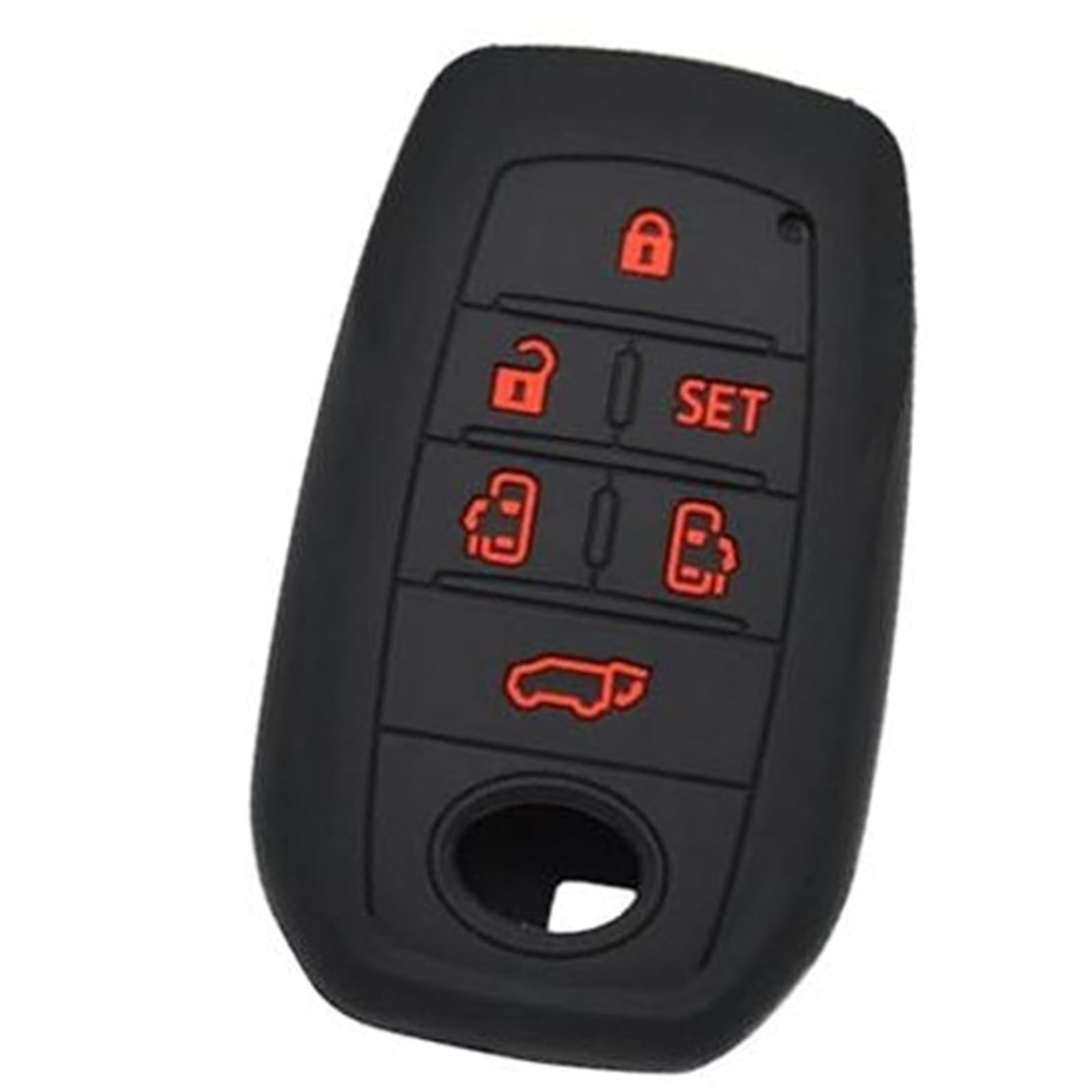 MUEOSI 6 Buttonsit Auto-Schlüsselanhänger, for Toyota, Vellfire Alphard 30 Serie Previa Tarago 2017–2019, Silikon-Autoschlüssel-Schutzhülle, Fernbedienungsgehäuse Autoschlüsselgehäuse von MUEOSI