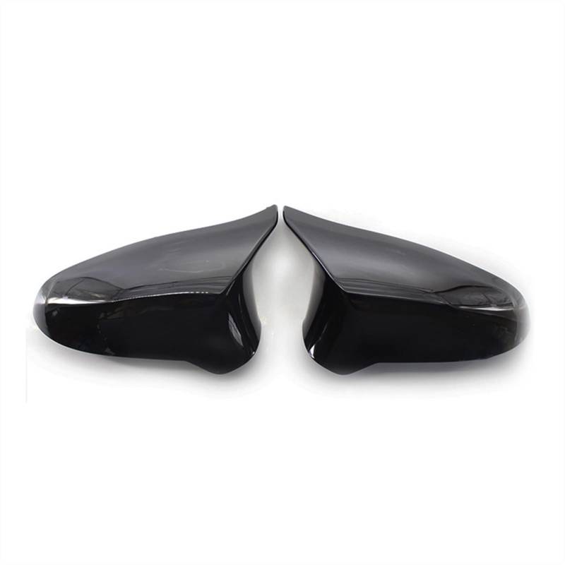 MUEOSI A Pair Car Rear View Side Mirror Cover Caps Shell, for BMW, F80 F82 M4 LHD 2015 2016 2017 2018 Carbon Fiber Außenspiegel-Abdeckkappe(Black) von MUEOSI