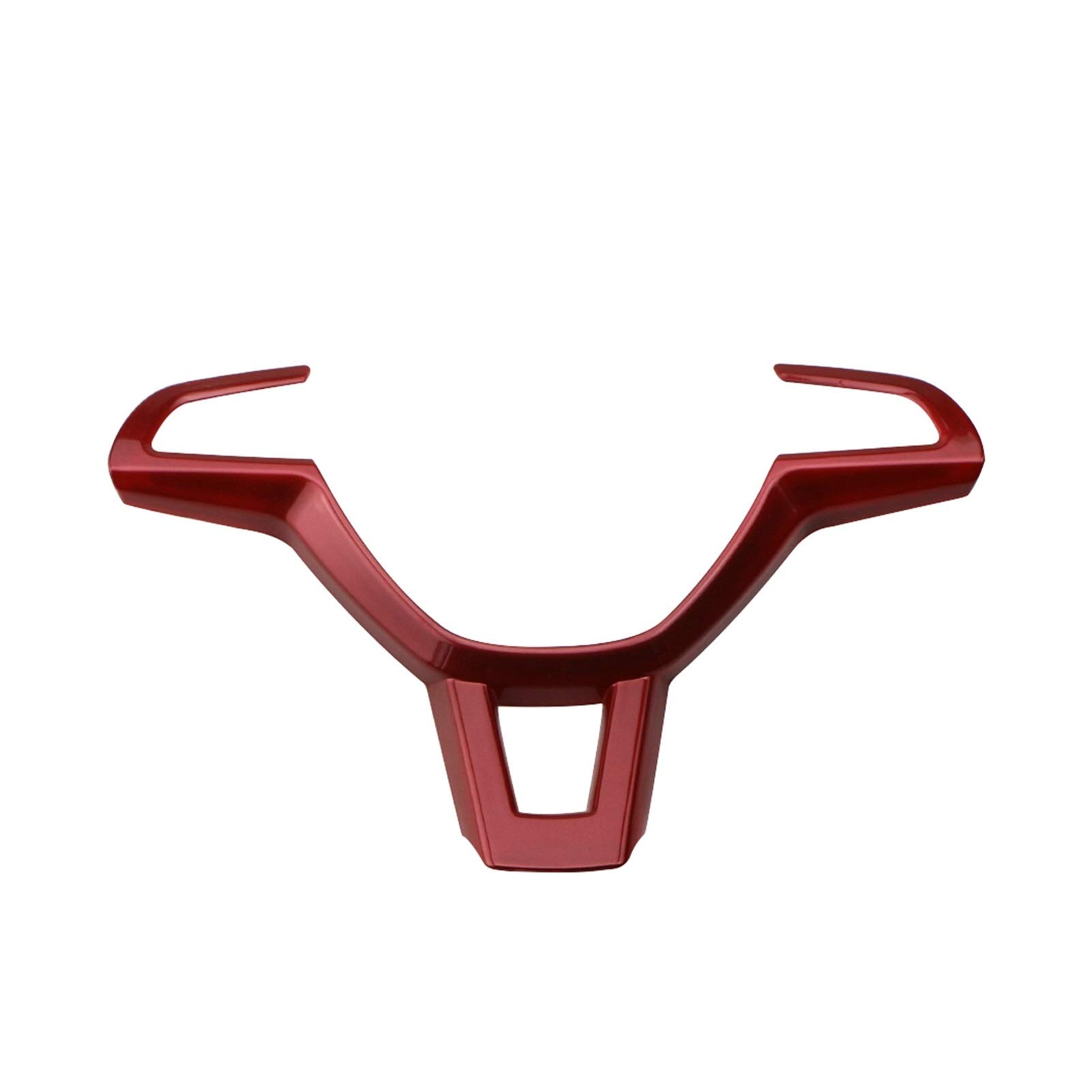 MUEOSI ABS-Autolenkradtastenabdeckung, for Skoda, for KODIAQ, for Octavia, for A7 Rapid Yeti, for Superb Zubehör Dekorativer Lenkradaufkleber(Red) von MUEOSI