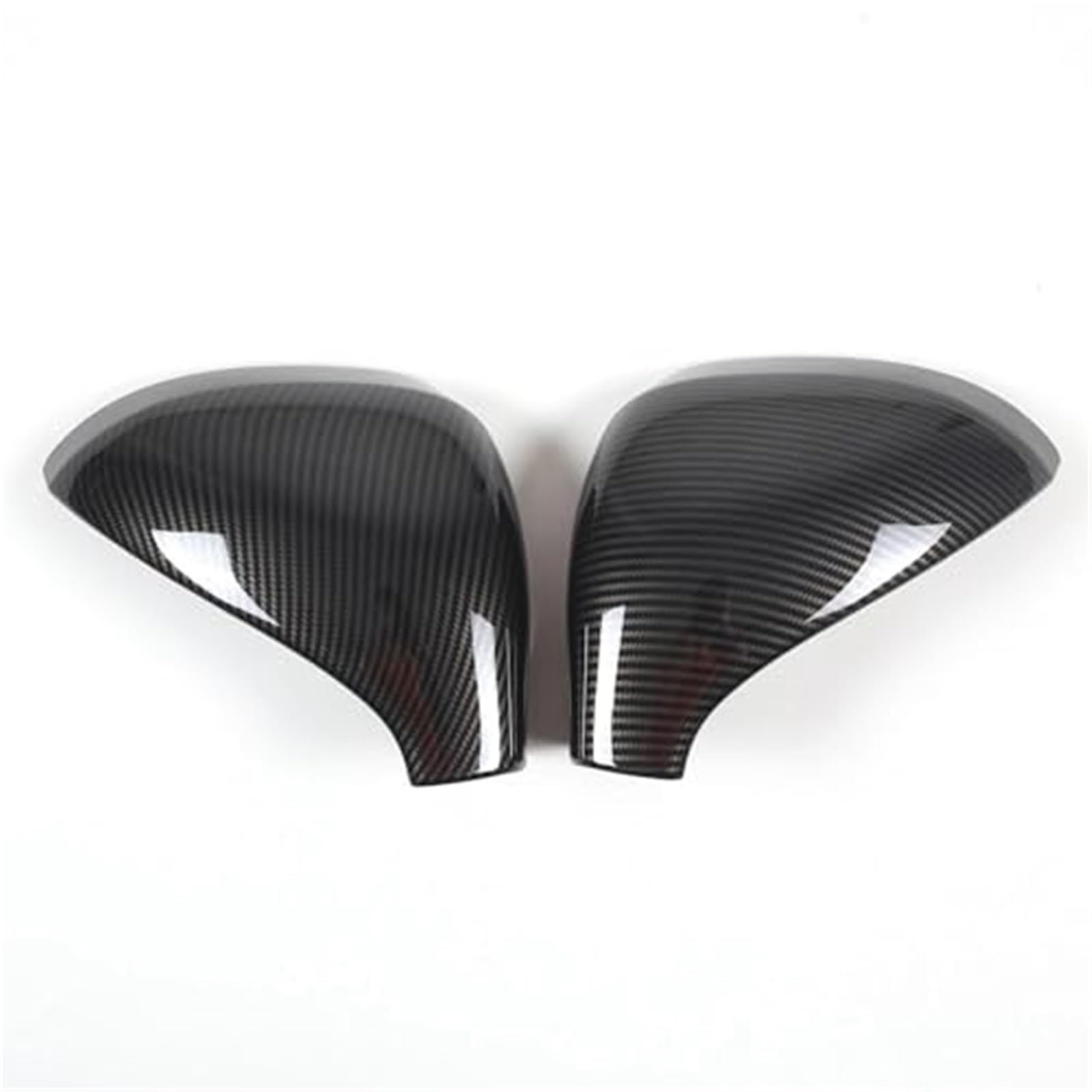 MUEOSI ABS Carbon Fiber Texture Auto Seitentür Rückspiegel Abdeckung for 2006-2014, for Peugeot, 207 308 Auto Zubehör Ersatz Abdeckungen Außenspiegel-Abdeckkappe von MUEOSI