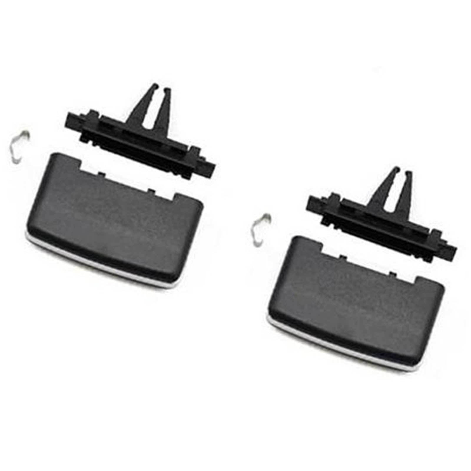 MUEOSI Auslasslasche des vorderen AC-Entlüftungsgitters, for Mercedes-Benz, C GLK-Klasse C180 C200 C260 C300 GLK260 X204 W204 Entlüftungslaschenclip(Black 2 pcs) von MUEOSI