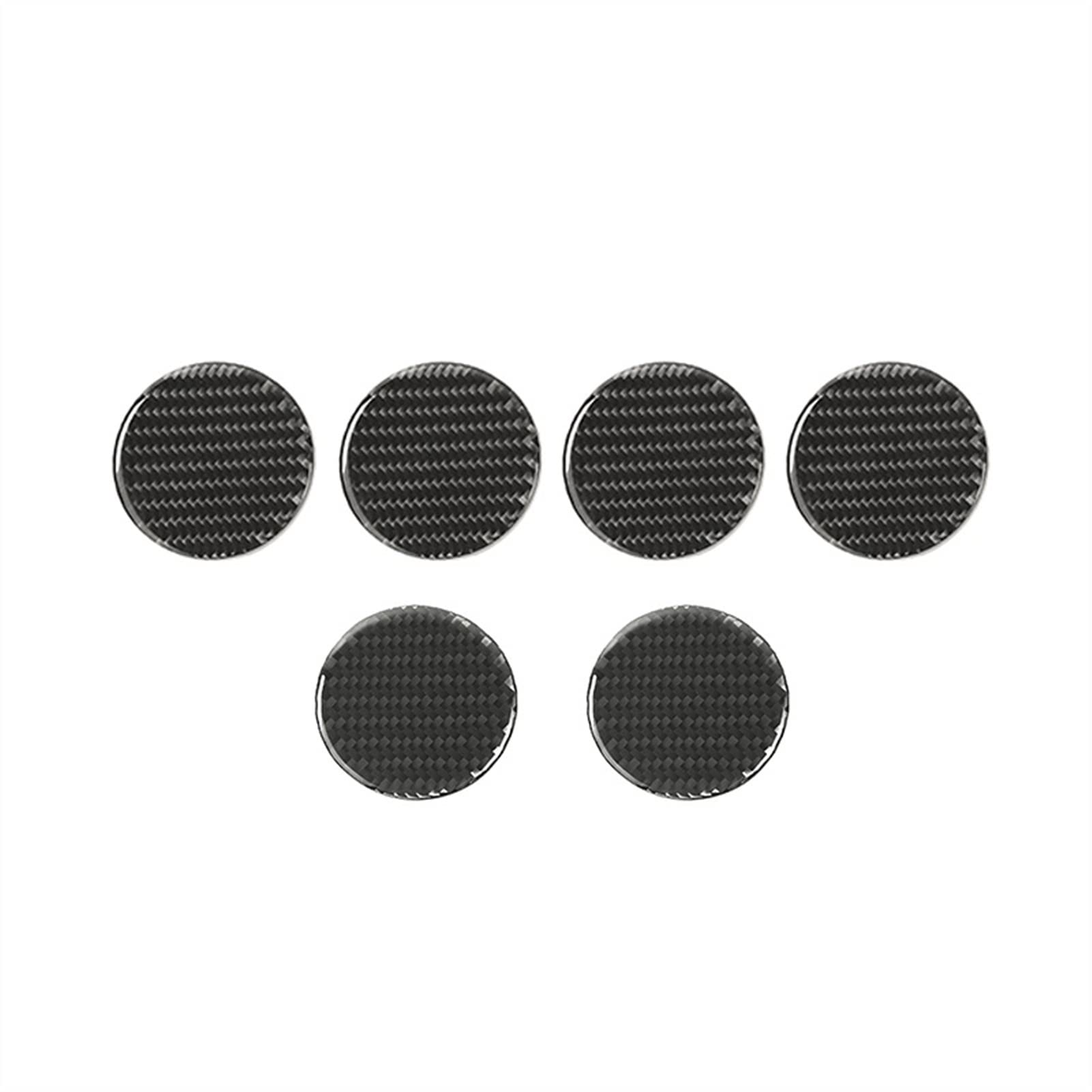 MUEOSI Auto-Armlehnenbox, Armaturenbrett, Klimaanlage, Lüftungsschlitz, Dekorabdeckung, for Jeep, for Wrangler JL Gladiator JT 2018-2021 AC-Steckdosenabdeckung(A Set 6 pcs) von MUEOSI