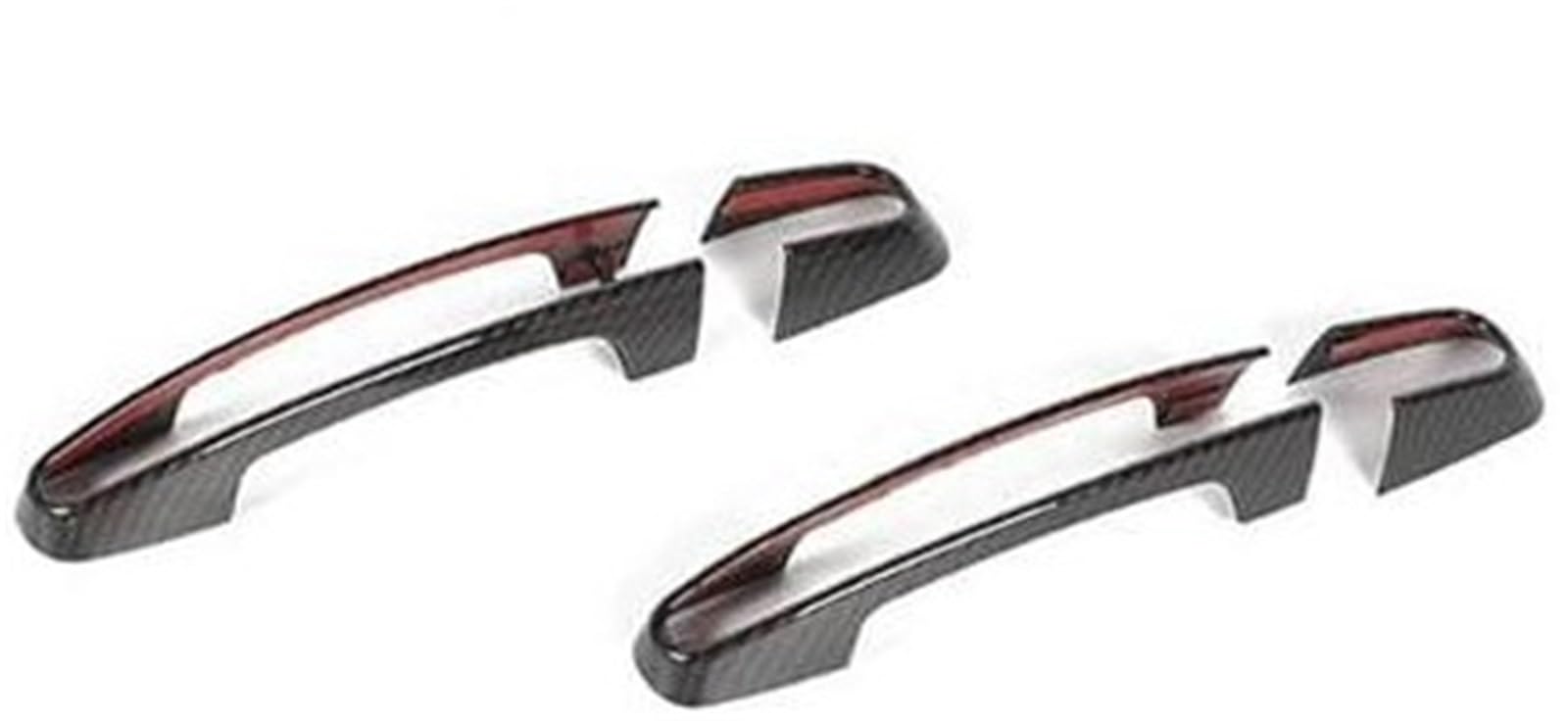 MUEOSI Auto-Außentürgriff, for Chevrolet, for Camaro, 2017 2018 2019 2020 Außentürgriffeinsätze Abdeckung Außengriffschalenverkleidung Dekor Äußere Griffverkleidung für Autos(Black Fiber Pattern) von MUEOSI