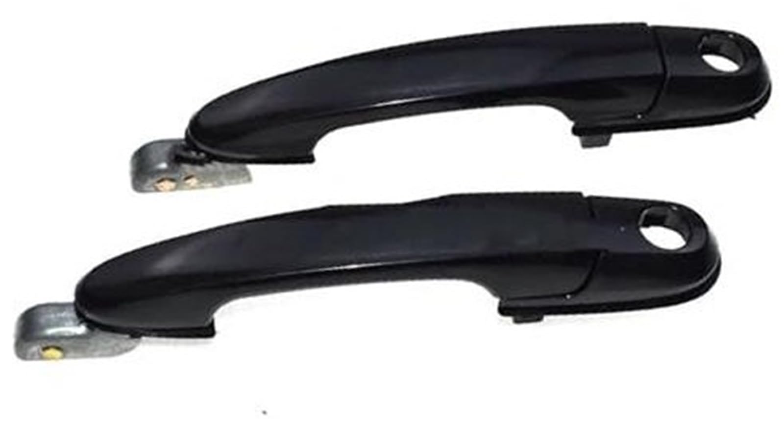 MUEOSI Auto Außentürgriff, for Hyundai, for Tucson 2.0L 2.7L 2005 2006 2007 2008 2009 82650-2E020 82660-2E020 Außen Außen Außen Auto Äußere Griffverkleidung für Autos(Black Front Pair) von MUEOSI