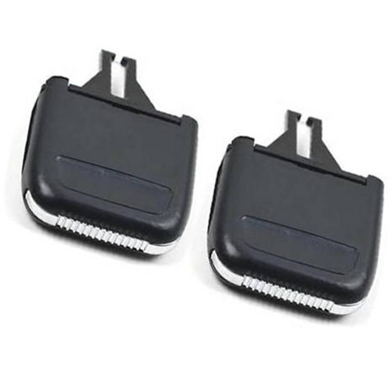 MUEOSI Auto Front Dash AC Vent Grille Outlet Tab Clip Slider Knopf, for Boxster, for Cayman 981 2013-2020, for Carrera, 991 Entlüftungslaschenclip(Black 2 pcs) von MUEOSI