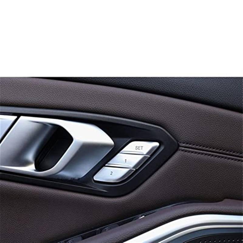 MUEOSI Auto Styling Lenkrad Tasten Dekoration Rahmen Abdeckungen Aufkleber Trim, for, 3 Serie G20 G28 2020 Lnterior Auto Zubehör Dekorativer Lenkradaufkleber von MUEOSI