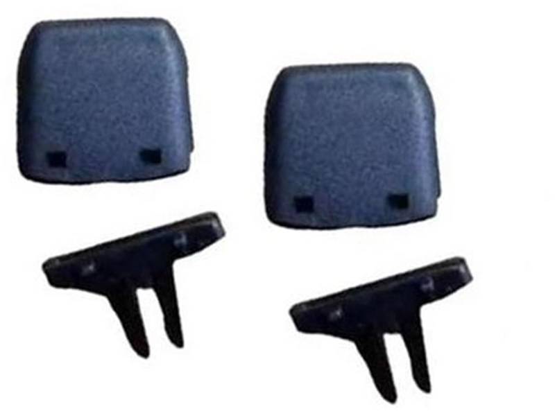 MUEOSI Auto vorne hinten Armaturenbrett Klimaanlage Auslassöffnungen Tab Clip Pick, for VW, for Golf, 7 7,5 for MK7 MK7.5 2013–2019 Entlüftungslaschenclip(Black Rear 2PCS) von MUEOSI