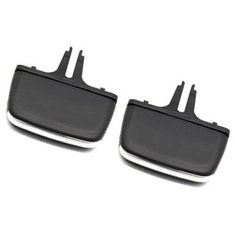 MUEOSI Auto vorne hinten Klimaanlage A/C Entlüftungsgitter Auslass Schieber Knopf Lasche Clip, for Volvo, XC90 2016–2024 32219347 Entlüftungslaschenclip(Black 2 pcs) von MUEOSI