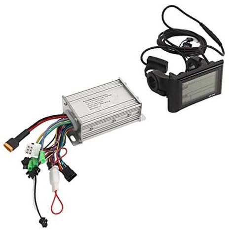 MUEOSI Bürstenloser Motorregler S900 LCD-Anzeige Drehzahlregler-Kit ABS-Material, for Elektro-Fahrrad-Scooter E-Bike Bürstenmotor Controller von MUEOSI