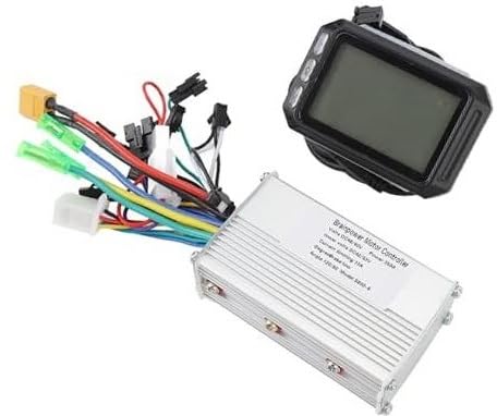 MUEOSI Bürstenloser Motorsteuerungssatz, Anzeigefeld aus ABS-Aluminiumlegierung mit S600-LCD for Elektroroller E-Bike Bürstenmotor Controller von MUEOSI