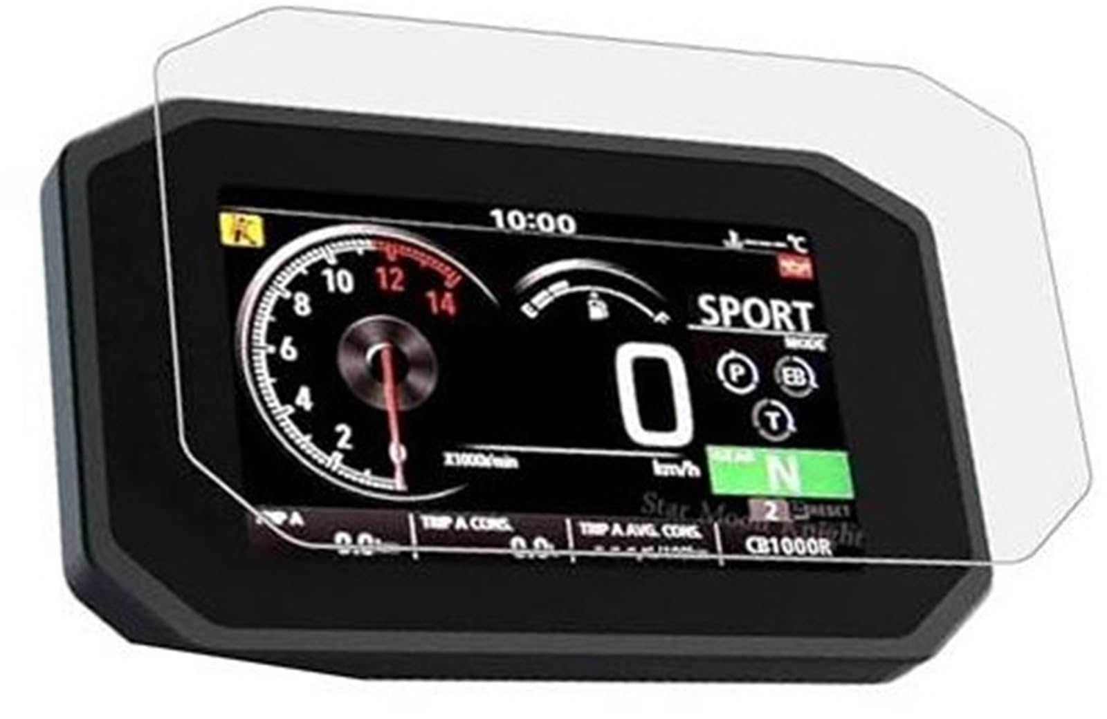 MUEOSI Displayschutzfolie, für, Forza 750, forza750 2021 – Motorradzubehör, Kratz-Cluster-Display, Armaturenbrett-Schutz, Instrumentenfolie Tacho Schutzfolie(Black Quantity- 4) von MUEOSI