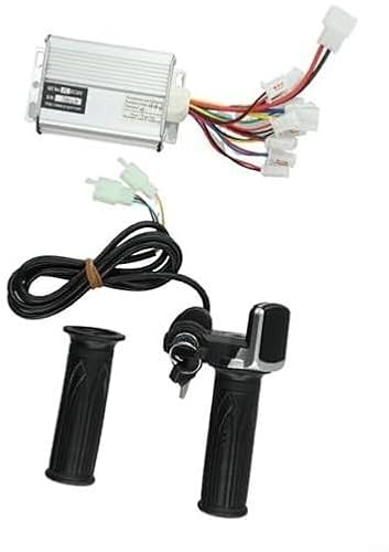 MUEOSI Drehzahlregler-Set for Elektromotoren, Gasgriff mit gebürstetem Regler, for unterschiedliche Motorspezifikationen, Zubehör for Elektroroller (48 V, 500 W) E-Bike Bürstenmotor Controller von MUEOSI