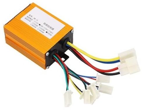 MUEOSI E-Bike-Controller, 24-V-500-W-Bürstenmotor-Controller mit Aluminiumlegierungsgehäuse mit guter Wärmeableitung, for Elektroroller-Dreirad E-Bike Bürstenmotor Controller von MUEOSI