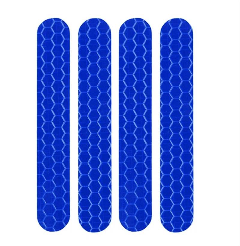 MUEOSI Effektiver Aufkleber for die vordere und hintere Radabdeckung, for Ninebot Max G30 Elektroroller, Warnung, staubdichter, reflektierender Aufkleber Reflexstreifen(Blue) von MUEOSI