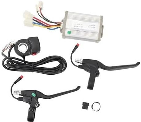 MUEOSI Elektrisches Steuerset, 36 V, 1000 W, Controller mit Daumengashebel und Doppelbremshebel, for Elektroroller-Motorräder E-Bike Bürstenmotor Controller von MUEOSI